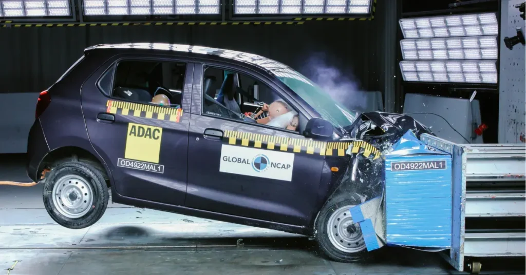 Maruti Suzuki Alto K10 crash test by Global NCPA